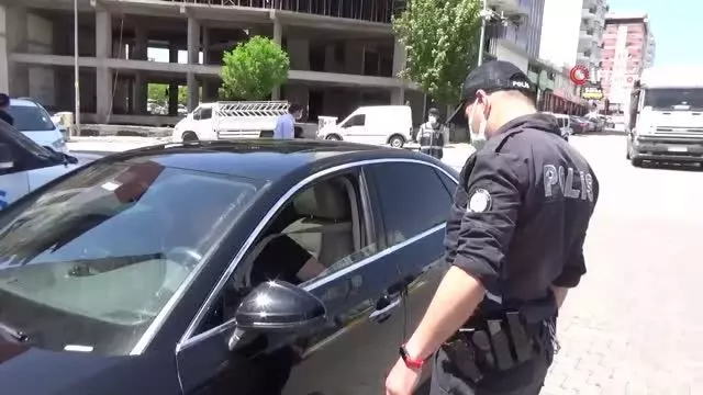 Kayseri'de tam kapanma denetimleri sürüyor Kayseri'de tam kapanma denetimleri sürüyor