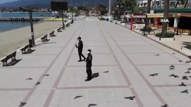Besni'de tam kapanma başladı Besni'de tam kapanma başladı
