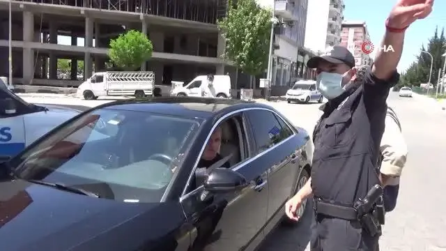Kayseri'de tam kapanma denetimleri sürüyor Kayseri'de tam kapanma denetimleri sürüyor