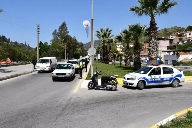 Tam kapanmanın ilk gününde Söke'de sıkı denetim Tam kapanmanın ilk gününde Söke'de sıkı denetim