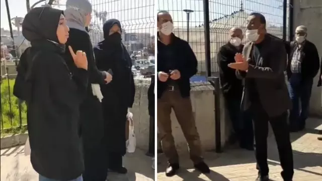Görüntü İstanbul'dan! Namaz kılmak için camiye girmek isteyen kadınları içeri sokmadılar Görüntü İstanbul'dan! Namaz kılmak için camiye girmek isteyen kadınları içeri sokmadılar