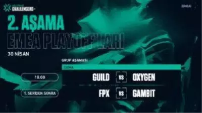 VALORANT Challenger EMEA Playoff'larında Oxygen Esports'un maçı başlıyor! VALORANT Challenger EMEA Playoff'larında Oxygen Esports'un maçı başlıyor!