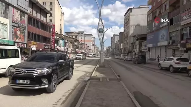 Yüksekova'da tam kapanmanın 1. günü sakin geçti Yüksekova'da tam kapanmanın 1. günü sakin geçti