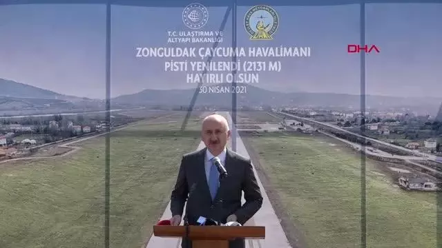 ZONGULDAK Bakan Karaismailoğlu, pisti büyütülerek yenilen Zonguldak Çaycuma Havalimanı'nı ziyaret etti ZONGULDAK Bakan Karaismailoğlu, pisti büyütülerek yenilen Zonguldak Çaycuma Havalimanı'nı ziyaret etti