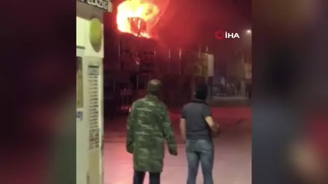 Adana'da otogarda yangın Adana'da otogarda yangın