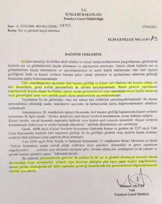 Bakan Soylu'dan toplumsal olaylarda kayıt yasağı açıklaması: Emniyet genelgesi Anayasa'ya aykırı değil Bakan Soylu'dan toplumsal olaylarda kayıt yasağı açıklaması: Emniyet genelgesi Anayasa'ya aykırı değil