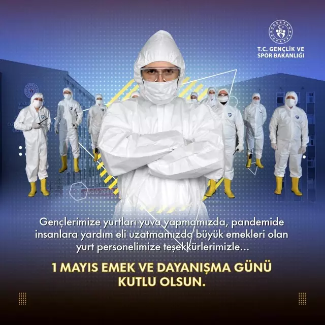 Bakanlar, 1 Mayıs Emek ve Dayanışma Günü'nü kutladı Bakanlar, 1 Mayıs Emek ve Dayanışma Günü'nü kutladı