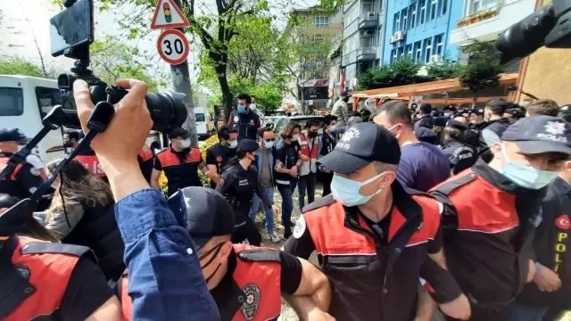 Son dakika haberleri | Beşiktaş'ta eylemcilere polis müdahalesi