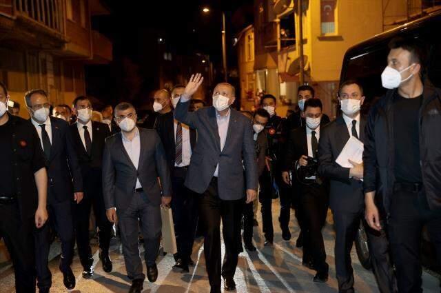 Cumhurbaşkanı Erdoğan, Mahruze Keleş'i ziyaret etti Cumhurbaşkanı Erdoğan, Mahruze Keleş'i ziyaret etti