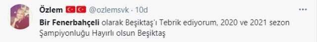 Fenerbahçe ve Galatasaraylı taraftarların Beşiktaş'ı tebrik ettiği paylaşımlar sosyal medyaya damga vurdu Fenerbahçe ve Galatasaraylı taraftarların Beşiktaş'ı tebrik ettiği paylaşımlar sosyal medyaya damga vurdu