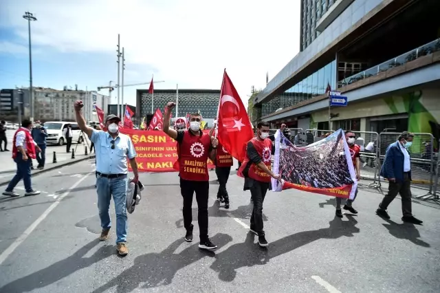 Harbiye'den Taksim'e çıkmak isteyen gruba müdahale