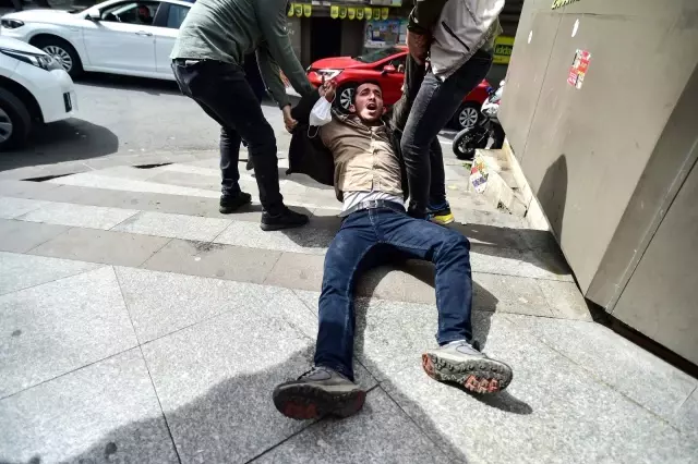 Harbiye'den Taksim'e çıkmak isteyen gruba müdahale