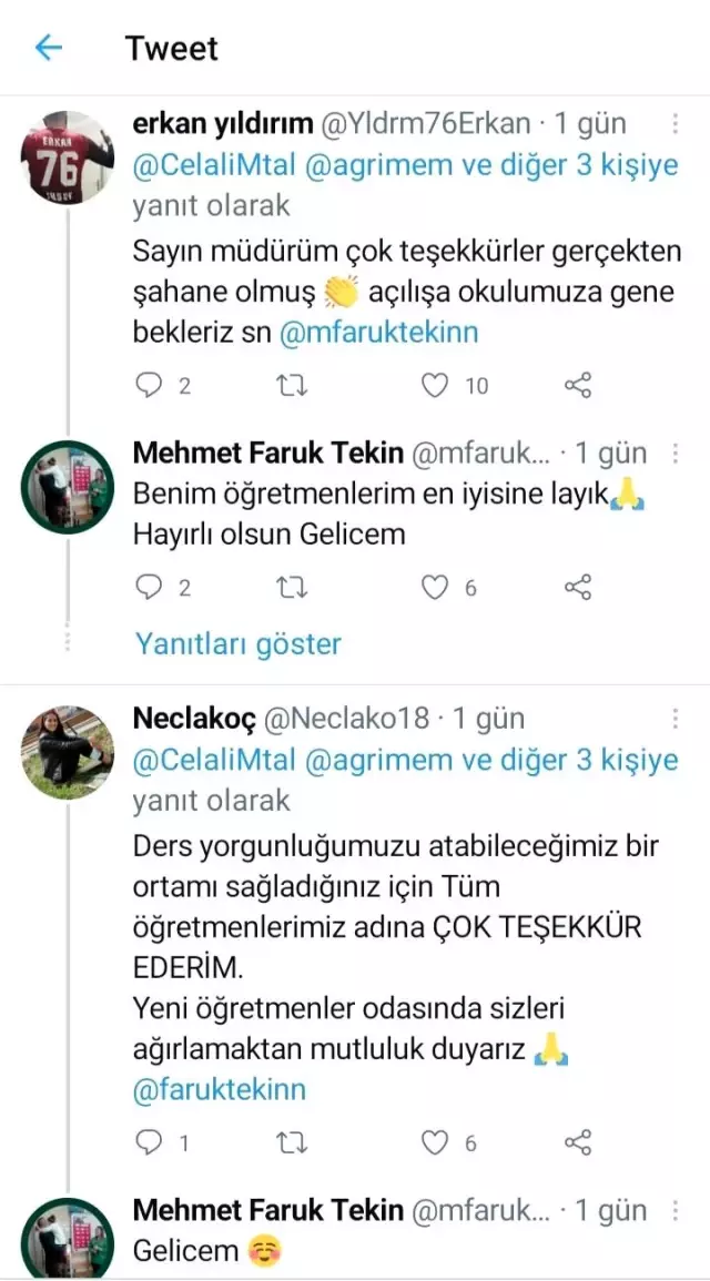 İl Milli Eğitim Müdürü Tekin söz vermişti, yeni öğretmenler odasını yaptırdı İl Milli Eğitim Müdürü Tekin söz vermişti, yeni öğretmenler odasını yaptırdı