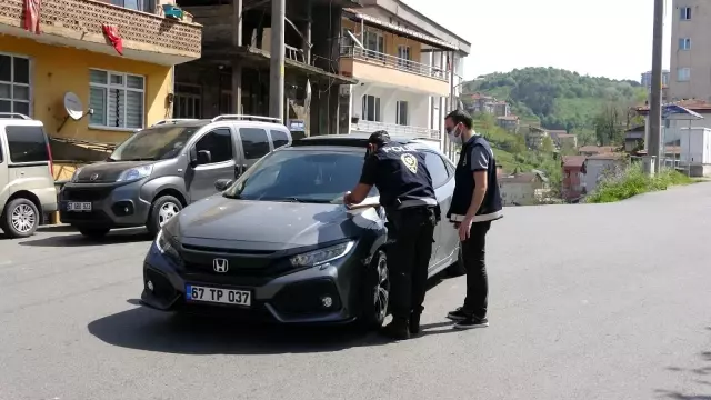 Zonguldak'ta Tam kapanma denetimleri sürüyor