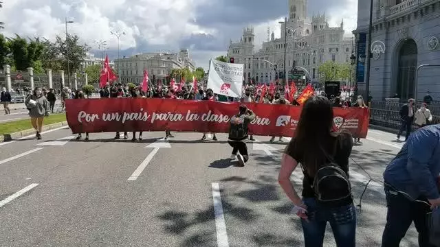 İspanya'da 1 Mayıs Emek ve Dayanışma Günü kutlandı İspanya'da 1 Mayıs Emek ve Dayanışma Günü kutlandı