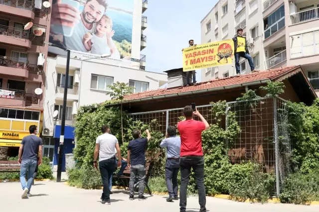 Kendisini çatıdan indirmek isteyen polise 'Belki Covidsin; gelme' diye bağırdı