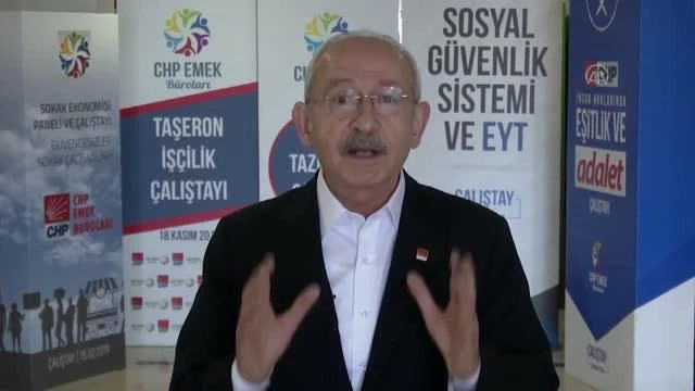 Kılıçdaroğlu, 1 Mayıs Emek ve Dayanışma Günü'nü videolu mesajla kutladı