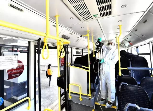 Otobüs, taksi ve dolmuşlara virüs kalkanı Otobüs, taksi ve dolmuşlara virüs kalkanı