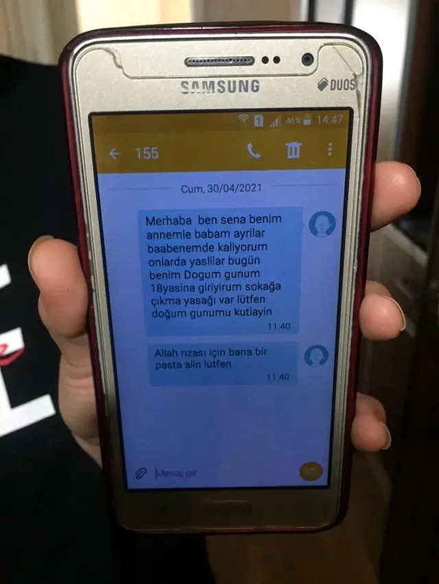Polis Senanur'un hem annesi hem babası olup doğum gününü kutladı