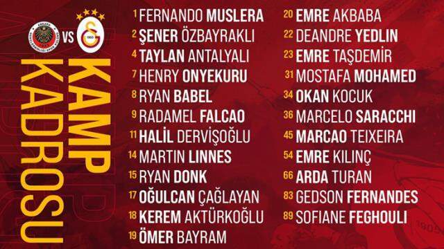 Sakatlıktan fırtına gibi dönen Falcao, idmanda yaptıklarıyla Terim ve arkadaşlarından alkış aldı