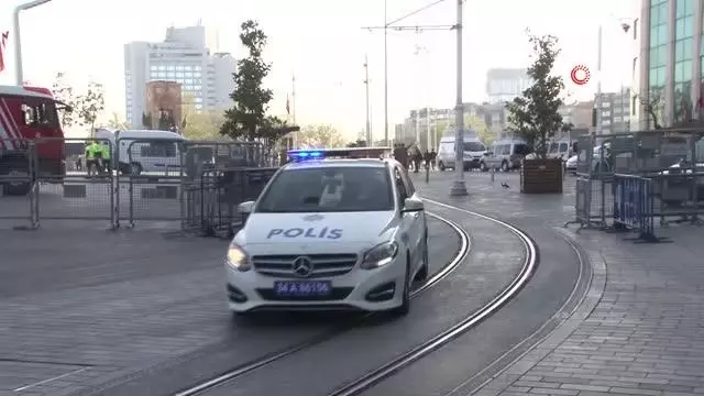 Taksim Meydanı'nda 1 Mayıs Emek ve Dayanışma Günü önlemleri
