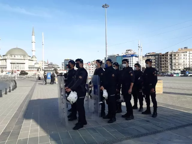 Taksim Meydanı'nda 1 Mayıs Emek ve Dayanışma Günü önlemleri