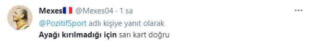 Gedson Fernandes'in yaptığı sert müdahaleden sonra kırmızı kart görmemesi tepki çekti