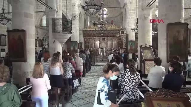 HATAY'DA PASKALYA BAYRAMI AYİNİ DÜZENLENDİ