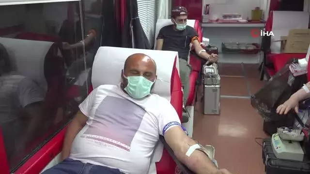 Kan bağışı kampanyasına vatandaşlardan destek Kan bağışı kampanyasına vatandaşlardan destek