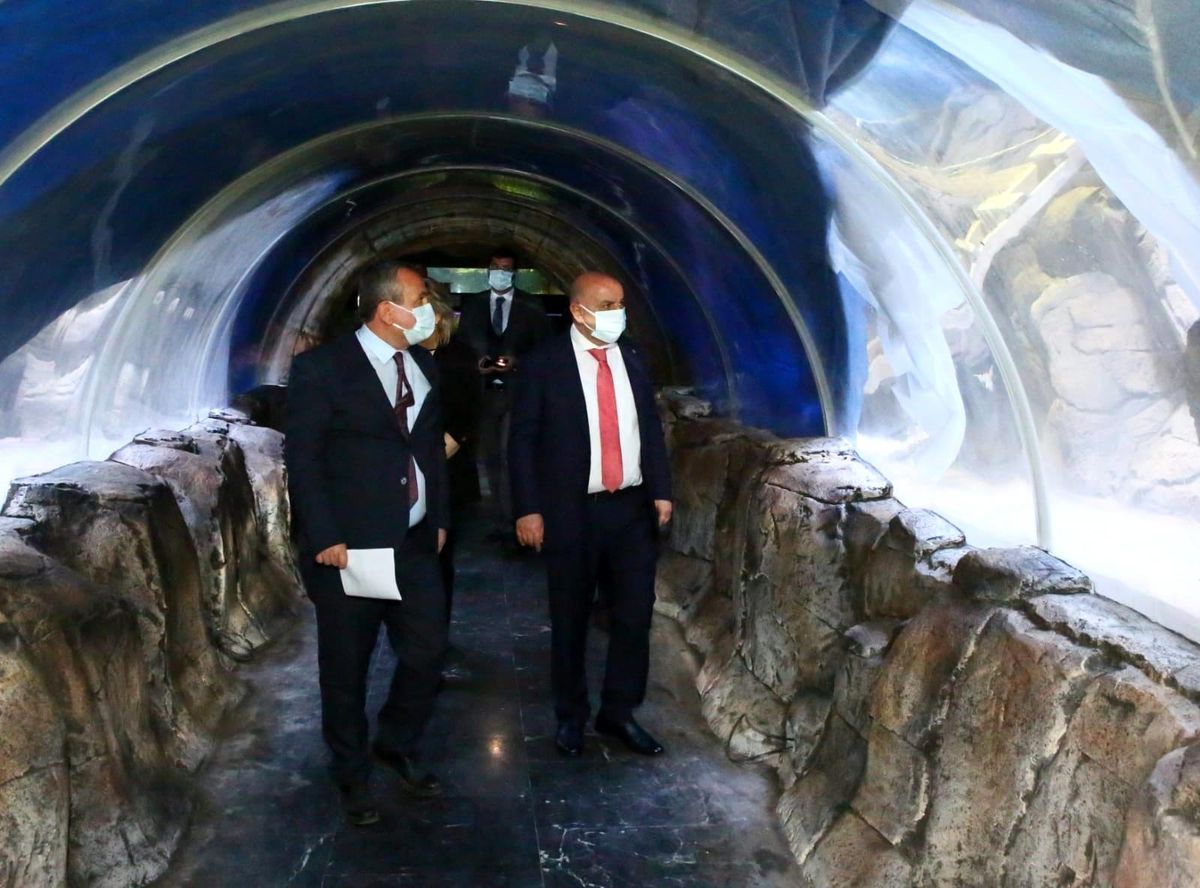 Keçiören'deki Deniz Dünyası yeni dekoruyla çok yakında hizmette olacak