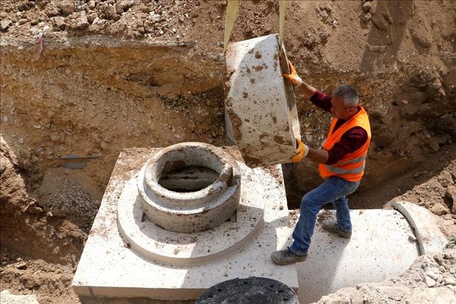 Mütevelli'de yağmur taşkın riski ortadan kalkıyor
