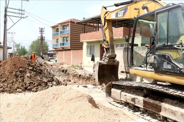Mütevelli'de yağmur taşkın riski ortadan kalkıyor