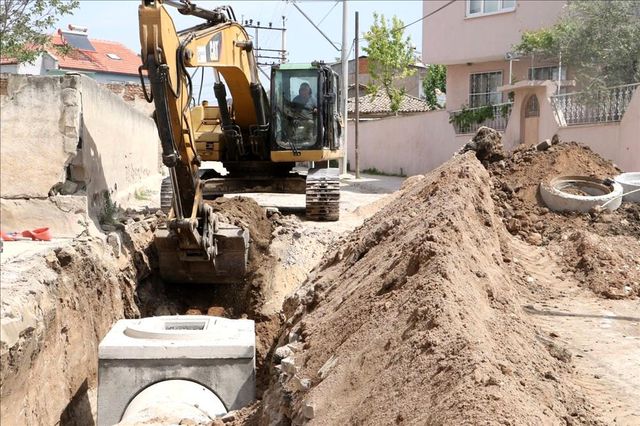 Mütevelli'de yağmur taşkın riski ortadan kalkıyor