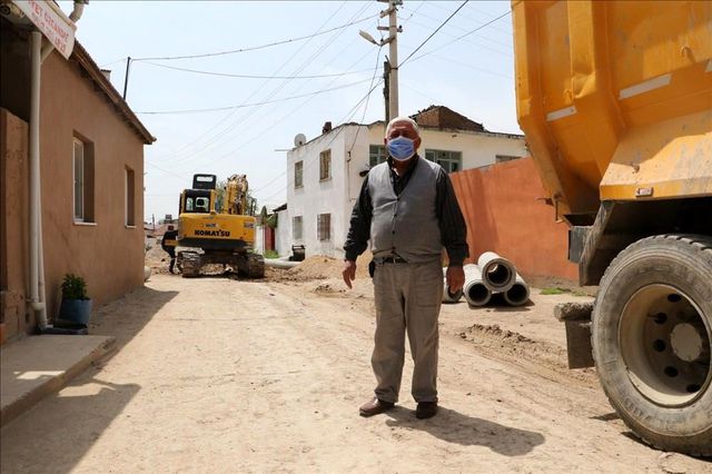 Mütevelli'de yağmur taşkın riski ortadan kalkıyor