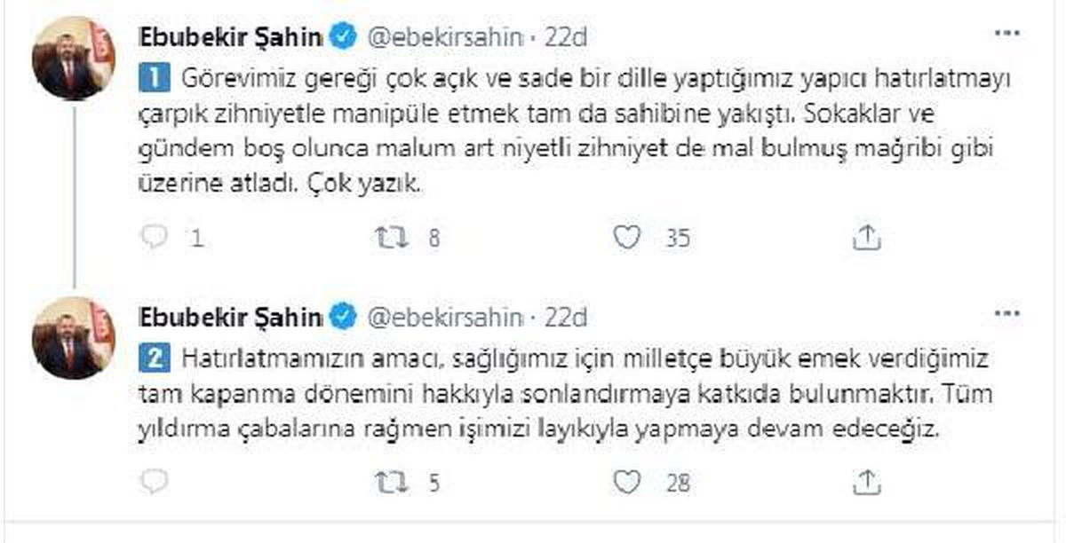RTÜK Başkanı Şahin'den 'mesaj' açıklaması