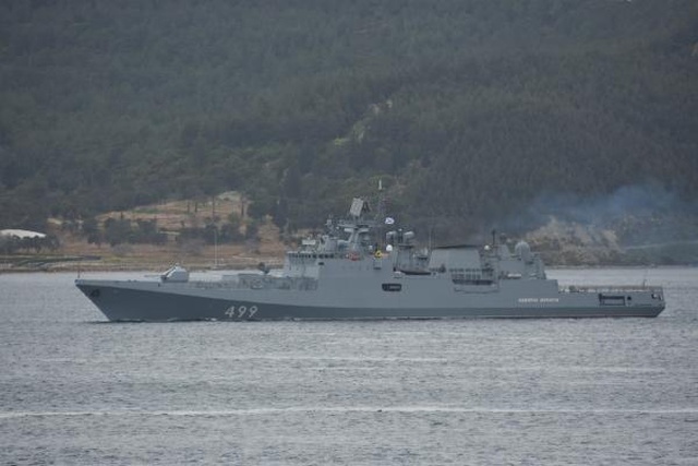 Son dakika haberleri... Rus savaş gemisi Çanakkale Boğazı'ndan geçti Son dakika haberleri... Rus savaş gemisi Çanakkale Boğazı'ndan geçti