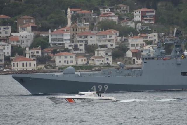 Son dakika haberleri... Rus savaş gemisi Çanakkale Boğazı'ndan geçti Son dakika haberleri... Rus savaş gemisi Çanakkale Boğazı'ndan geçti