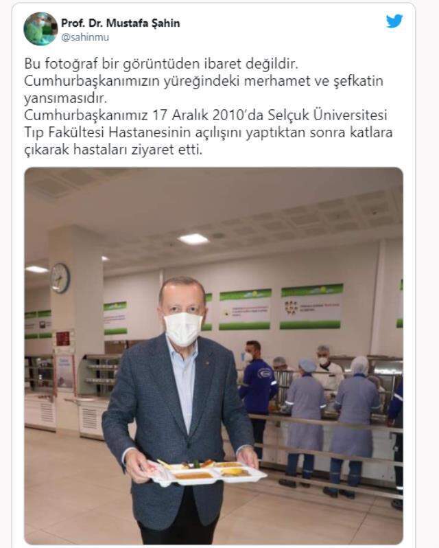 1 Mayıs fotoğrafı sosyal medyayı ikiye böldü! Prof. Dr. Mustafa Şahin kareyi paylaşıp Erdoğan'la ilgili anısını paylaştı