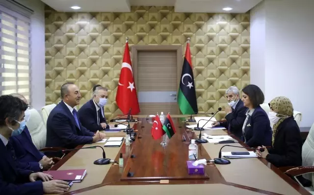 Bakan Çavuşoğlu, Libya Dışişleri Bakanı Manguş ile görüştü Bakan Çavuşoğlu, Libya Dışişleri Bakanı Manguş ile görüştü