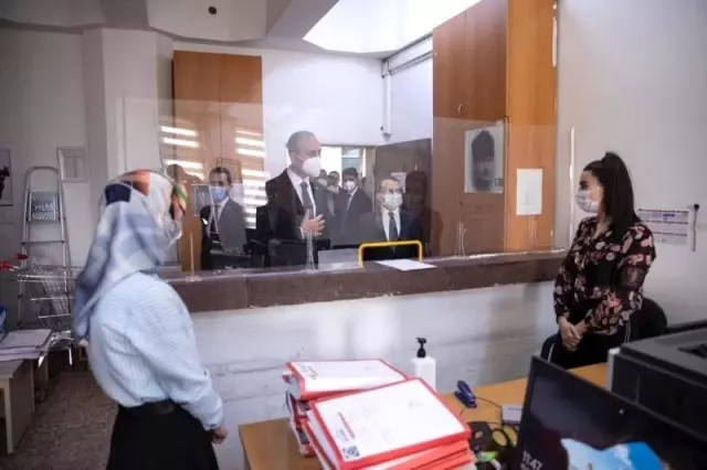 Son dakika haberleri | Bakan Gül'den Ankara Adliyesinde salgın tedbirlerini inceledi Son dakika haberleri | Bakan Gül'den Ankara Adliyesinde salgın tedbirlerini inceledi