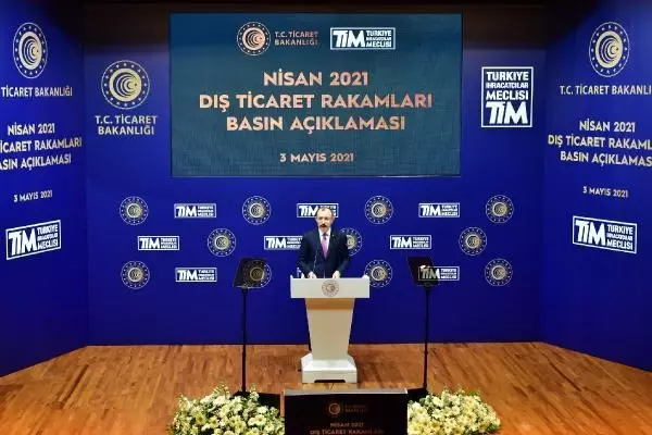 Ticaret Bakanı Muş, nisan ayı dış ticaret rakamlarını açıkladı: (1) Ticaret Bakanı Muş, nisan ayı dış ticaret rakamlarını açıkladı: (1)