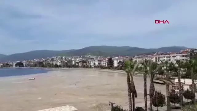 BALIKESİR ERDEK KÖRFEZİ'Nİ DE DENİZ SALYASI KAPLADI BALIKESİR ERDEK KÖRFEZİ'Nİ DE DENİZ SALYASI KAPLADI