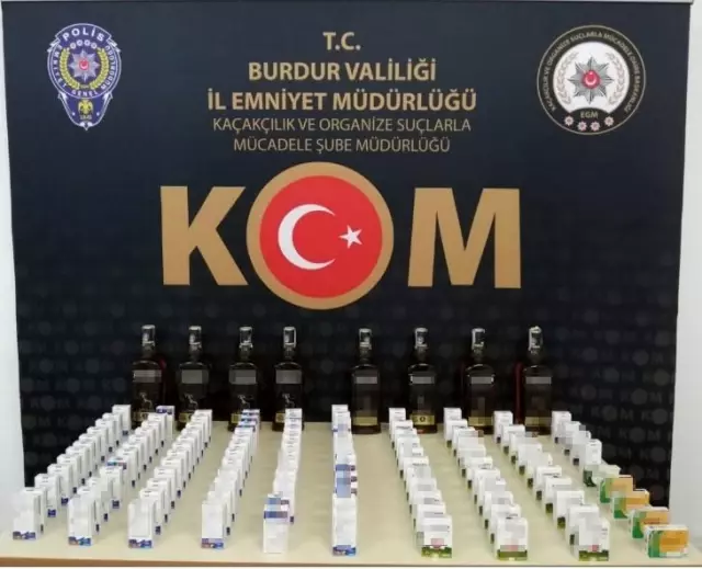 Son dakika 3. sayfa: Burdur'da litrelerce kaçak içki ve 813 adet cinsel performans arttırıcı ürün ele geçirildi Son dakika 3. sayfa: Burdur'da litrelerce kaçak içki ve 813 adet cinsel performans arttırıcı ürün ele geçirildi