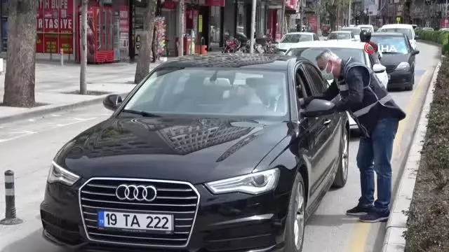 Çorum'da yasağa uymayan 32 şahsa işlem yapıldı Çorum'da yasağa uymayan 32 şahsa işlem yapıldı