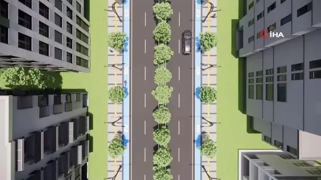 Erek Dağı Caddesi yenileniyor Erek Dağı Caddesi yenileniyor