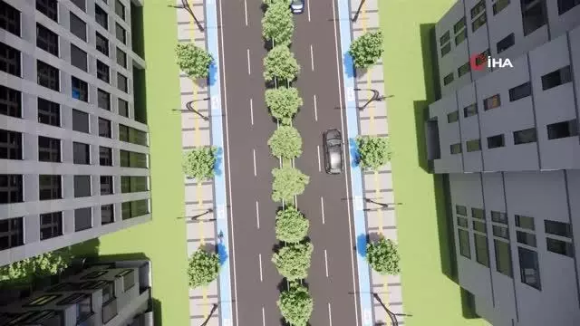 Erek Dağı Caddesi yenileniyor Erek Dağı Caddesi yenileniyor