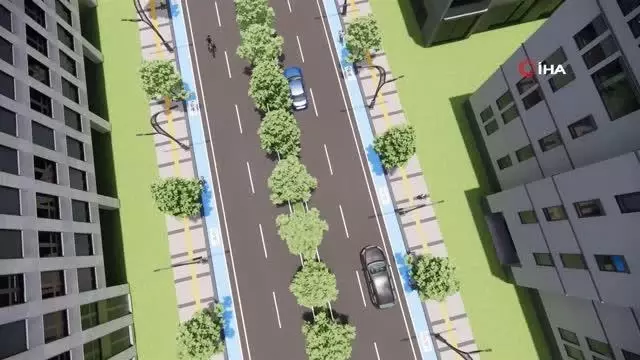 Erek Dağı Caddesi yenileniyor Erek Dağı Caddesi yenileniyor
