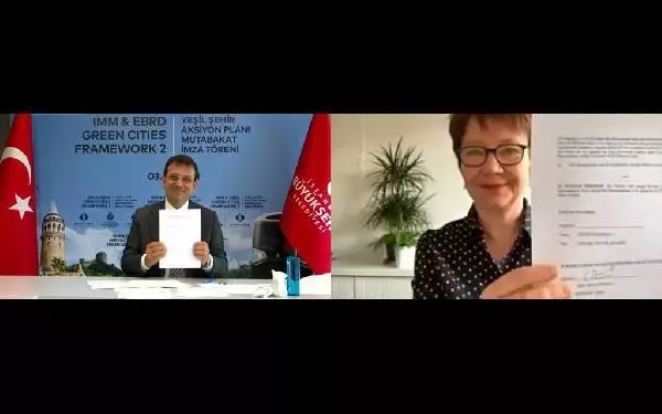 İBB İLE AVRUPA İMAR VE KALKINMA BANKASI ARASINDA MUTABAKAT METNİ İMZALANDI İBB İLE AVRUPA İMAR VE KALKINMA BANKASI ARASINDA MUTABAKAT METNİ İMZALANDI