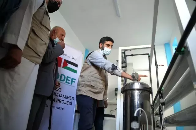 İDDEF, Gazze'de su arıtma tesisi açtı İDDEF, Gazze'de su arıtma tesisi açtı