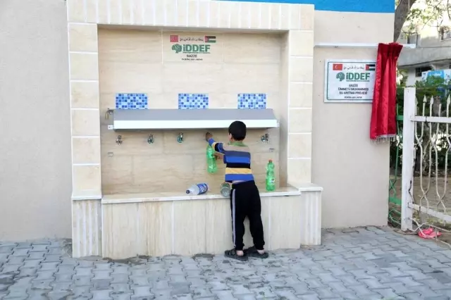 İDDEF, Gazze'de su arıtma tesisi açtı İDDEF, Gazze'de su arıtma tesisi açtı